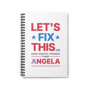 Let's Fix This Spiral Notebook